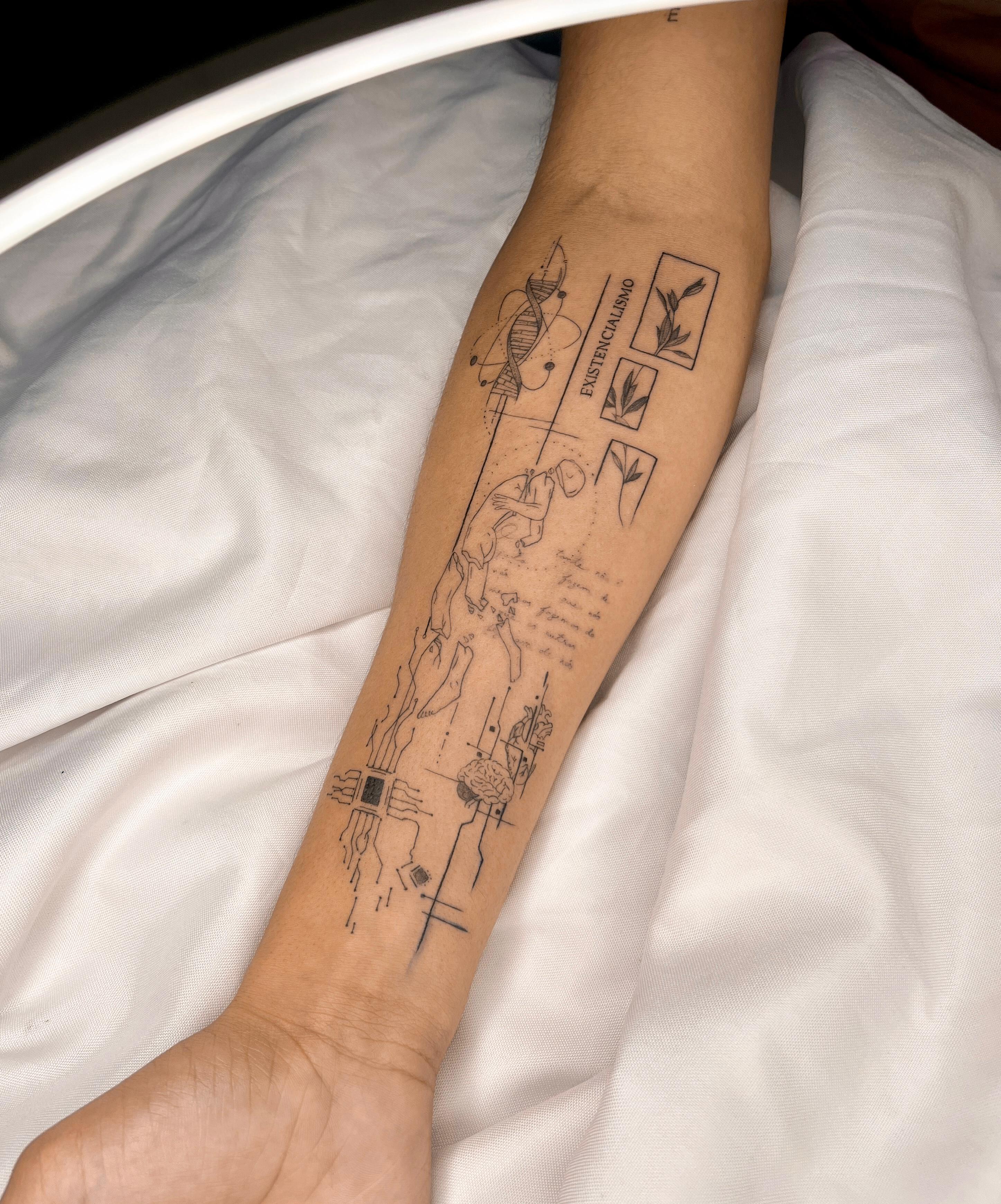 Tatuagem de arte autoral original